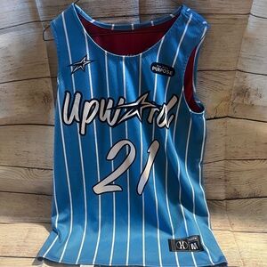 upward basketball jersey size medium